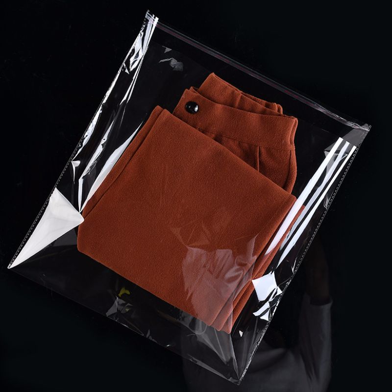 Opp high transparent environmental protection clothing plastic packaging bag