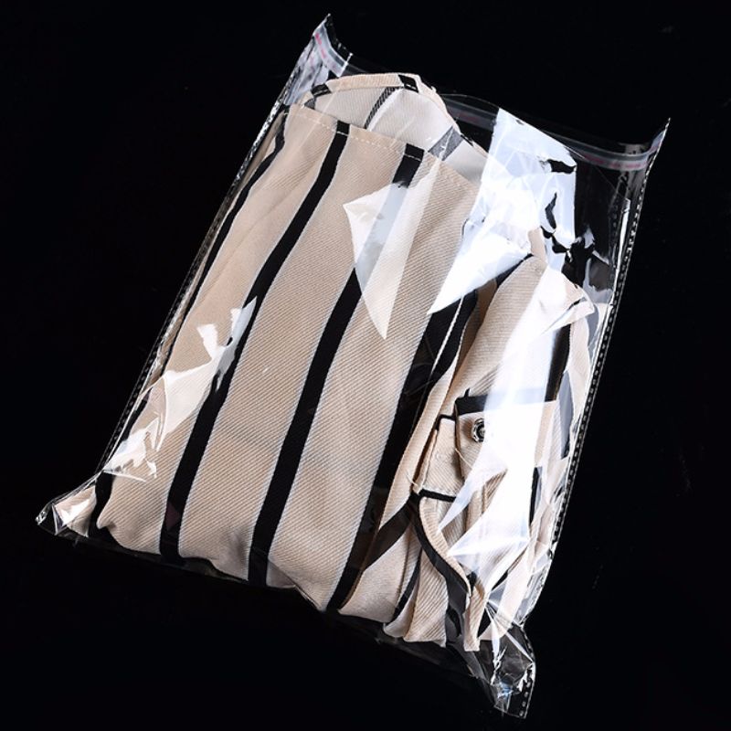 Opp high transparent environmental protection clothing plastic packaging bag