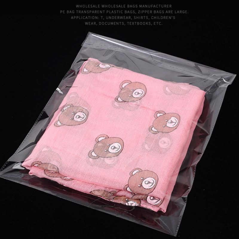 Opp high transparent environmental protection clothing plastic packaging bag