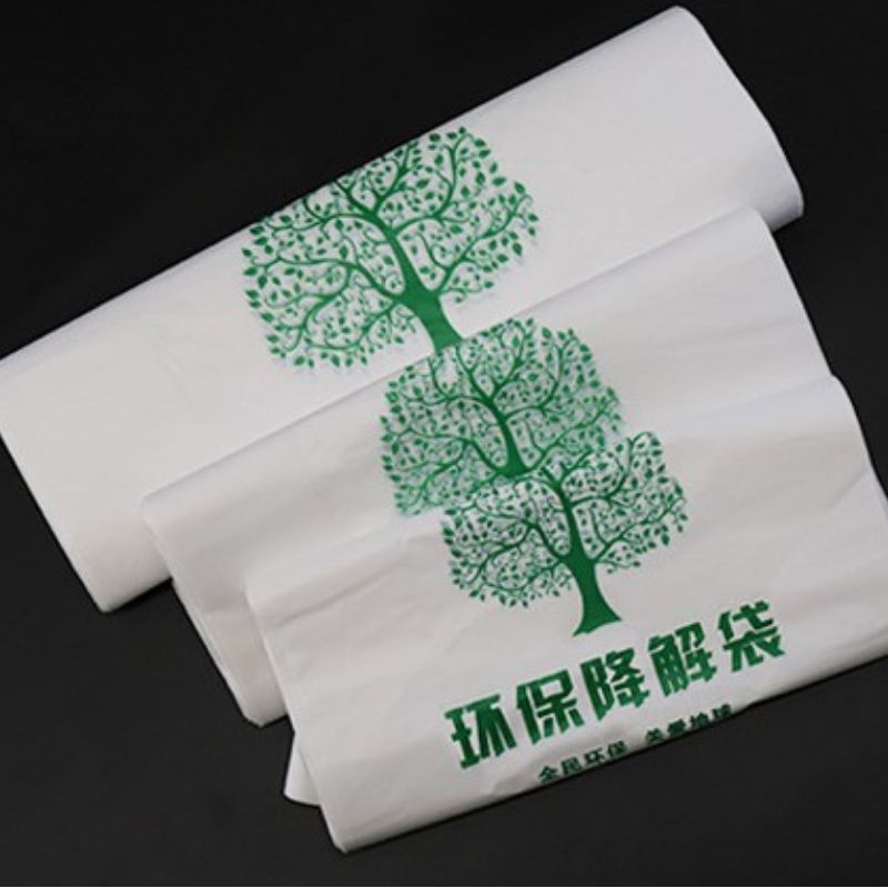 Fully degradable shopping bag, environmental protection handbag